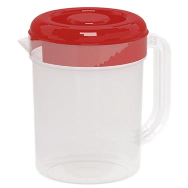 Jarra Com Tampa Vermelho 2L