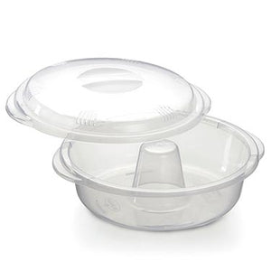 Forma De Pudim Para Micro Ondas Com Tampa 1,9L