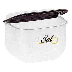 Saleiro Transparente E Preto