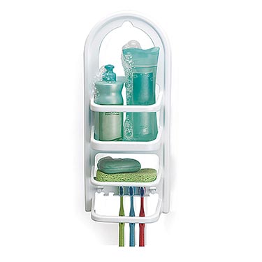Porta Shampoo E Prateleira Madri Branco