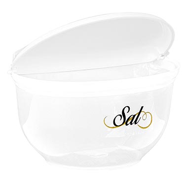 Saleiro Rubi Transparente E Branco 1 Kg