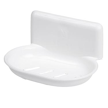 Saboneteira De Parede Com Ventosa Branco