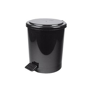 Lixeira Com Pedal Preta 7L