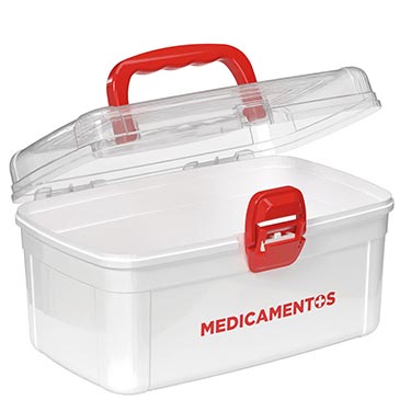 Frasqueira Medicamentos Branca 2,8L