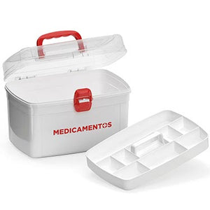 Frasqueira Medicamentos Branca 6,2L