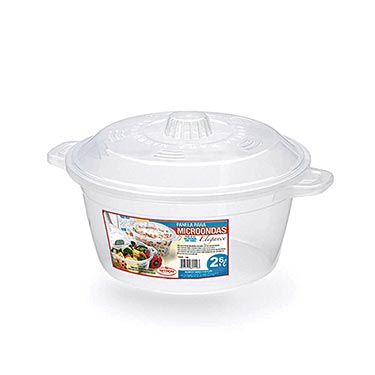 Cacarola Micro Ondas Transparente 2,6L