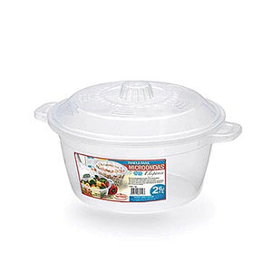 Cacarola Micro Ondas Transparente 2,6L