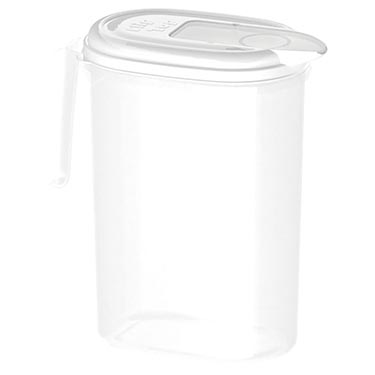 Jarra Com Tampa Flip Top Branco 2L