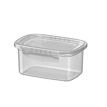 Pote Alto Com Travas Transparente 460Ml