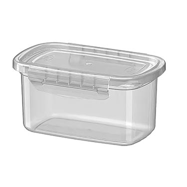Pote Alto Com Travas Transparente 850Ml
