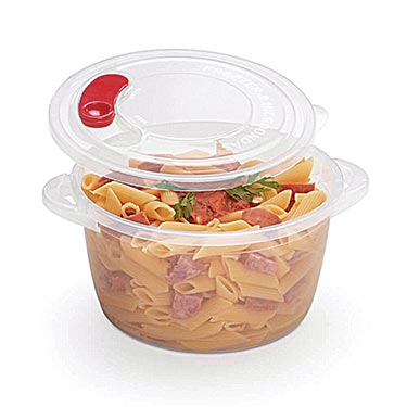 Cacarola Micro Ondas Transparente 1,5L