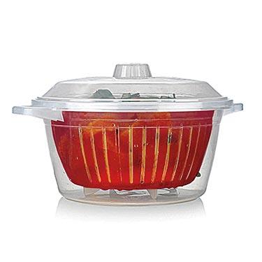 Cacarola Legumix Micro Ondas Com Cesto Transparente 2,6L