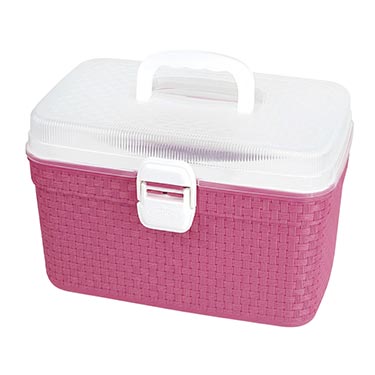 Frasqueira Rattan Rosa 9,4L