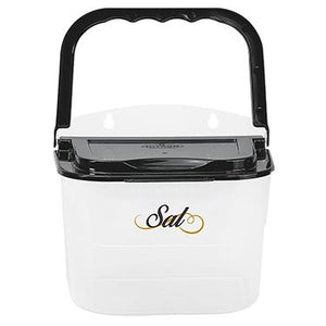 Saleiro Premier Com Alca Transparente E Preto 1 Kg