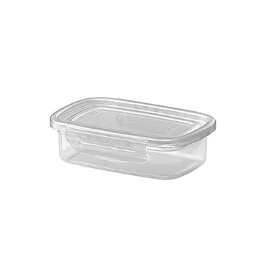 Pote Raso Com Travas Transparente 270Ml