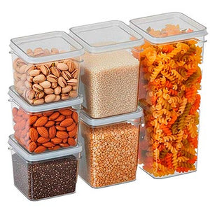 Kit Potes Modulares Com 6 Pecas Transparente