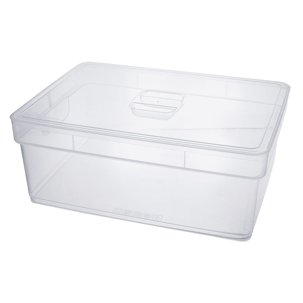 Caixa organizadora Flat com tampa Nitron 10,3L