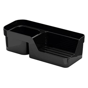Porta Detergente E Esponja Flat Preto