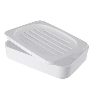 Saboneteira Com Tela Flat Branco