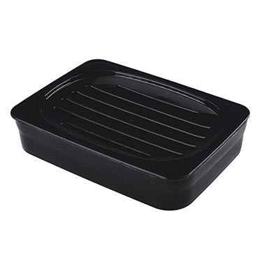 Saboneteira Com Tela Flat Preto