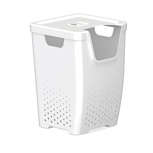 Cesto De Roupas Empilhavel Branco 43,8L